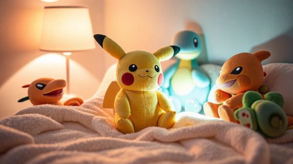 Câlinez avec les peluches de vos personnages Pokémon adorés