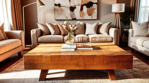 Choisissez votre table basse en bois idéale pour un décor unique